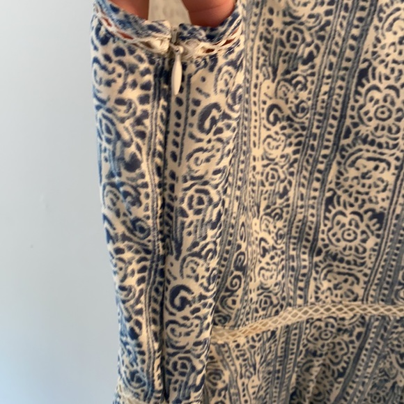 NWT Scotch & Soda Beach Freaks Strappy Flare Cotton/Silk Mini Dress Lace Large - Picture 14 of 16